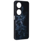 Husa pentru honor x7b / x7b 5g / 90 smart, tech glass, glaze, blue nebula