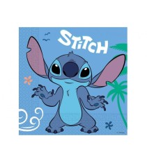 Set 20 servetele de hartie Stitch si Angel, 33 x 33 cm