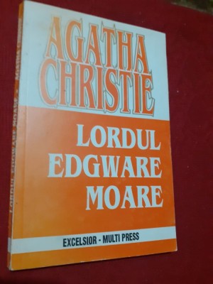 Lordul Edgware Moare - Agatha Christie, 5a foto