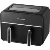 Friteuza cu aer cald dublu, MORPHY RICHARDS, 7.2L, 2 sertare, 1500W, Interfata Touch, 14 retete presetate