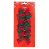 Set Fundițe Decorative, Model Carouri, Multicolor, Dimensiuni 7x9cm, 6 Bucăți, Oem