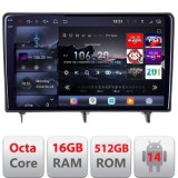 Navigatie Honda Civic 2022- Qled 2K Octa Core 16+512 LTE 4G DSP Wifi 5Ghz android auto carplay radio gps internet kit-civic2022+EDT-E810-2K CarStore T