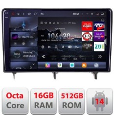 Navigatie Honda Civic 2022- Qled 2K Octa Core 16+512 LTE 4G DSP Wifi 5Ghz android auto carplay radio gps internet kit-civic2022+EDT-E810-2K CarStore T