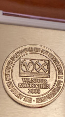 MONEDA ARGINT GERMANIA,,WANDER GROSCHEN 2000&amp;quot;PIESA DIN IMAGINI -PRET ! foto