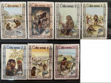 PC384 - Cuba 1967 Oameni preistorici , serie MNH, 7v, Nestampilat