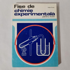 Fise de chimie experimentala pentru licee, Vasile Cristea, 1976