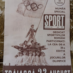 myh 112 - Revista SPORT - nr 16/august 1972