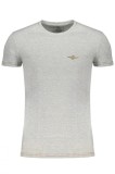 Cumpara ieftin Aeronautica Militare Tricou barbati, cu mini logo brodat, Regular Fit, Gri, L