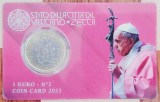 M01 Vatican 1 Euro 2023 Franciscus - coin card N&deg;2 km 461 UNC