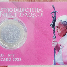 M01 Vatican 1 Euro 2023 Franciscus - coin card N°2 km 461 UNC