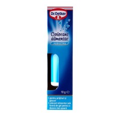 Colorant Alimentar Albastru Dr. Oetker, 10 g, Coloranti Gel pentru Dulciuri, Coloranti Alimentari Dr. Oetker pentru Prajituri, Colorant Alimentar Alba foto
