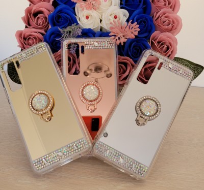 Husa silicon oglinda cu inel Huawei P40 Lite 5G foto