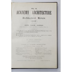 ACADEMY ARHITECTURE and ARCHITECTURAL REVIEW by ALEX KOCH - 1909