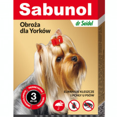 Zgarda antiparazitara caini, SABUNOL DOG GPI, 2-10 kg, negru, 35 cm AnimaPet MegaFood