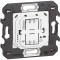 Intrerupator jaluzele fara fir conectat 2M Living Now Bticino K4027CW