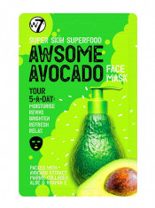 Masca hranitoare W7 Super Skin Superfood Awsome Avocado Face Mask, 18 g foto