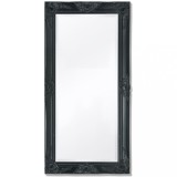 vidaXL Oglindă de perete &icirc;n stil baroc, 100 x 50 cm, negru