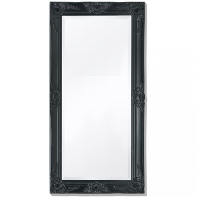 Gossi oglinda de perete in stil baroc, 100 x 50 cm, negru foto