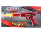 Pistol electric Beat Burst cu efect fum lumini si sunete reincarcabil USB