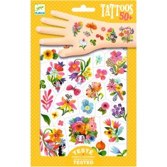 Tatuaje Djeco Flori colorate