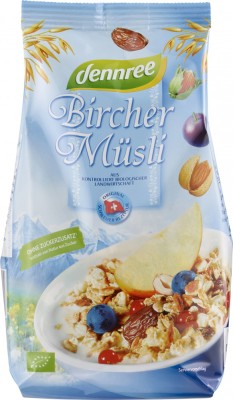 Musli Bircher bio 500g, Dennree foto