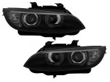 Set faruri Bmw Seria 3 Coupe/Cabrio, 09.2010, partea Stanga+Dreapta, Tuning, Fata, bi-xenon; cu lentile; cu lumina parcare fibra optica; D1S;