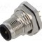 Conector M12 soclu tată 5 pini 60V 2A IP67 drept THT Lutronic