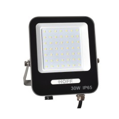 Proiector LED Hoff FLD, 30W, 3000lm, lumina rece 6500K, IP65