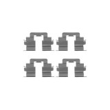 Set accesorii placute frana Delphi LX0310, parte montare : Punte Fata