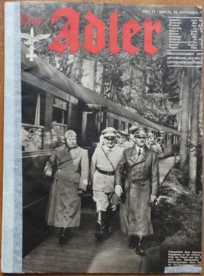 Der Adler, revista germana a ministerului german al aerului, 23 sept., 1941 foto