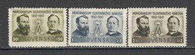 Slovacia.1941 80 ani Memorandumul catre Imparatul Franz Joseph SS.611 foto