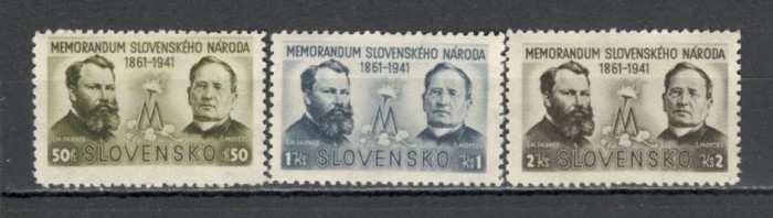 Slovacia.1941 80 ani Memorandumul catre Imparatul Franz Joseph SS.611