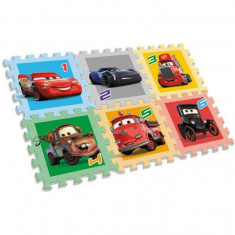 Covor puzzle Cars 6 piese SunCity EWA20126WDInitiala foto