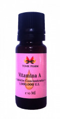 Ulei vitamina A 10 Ml Tonik Pharm, solutie concentrata. foto
