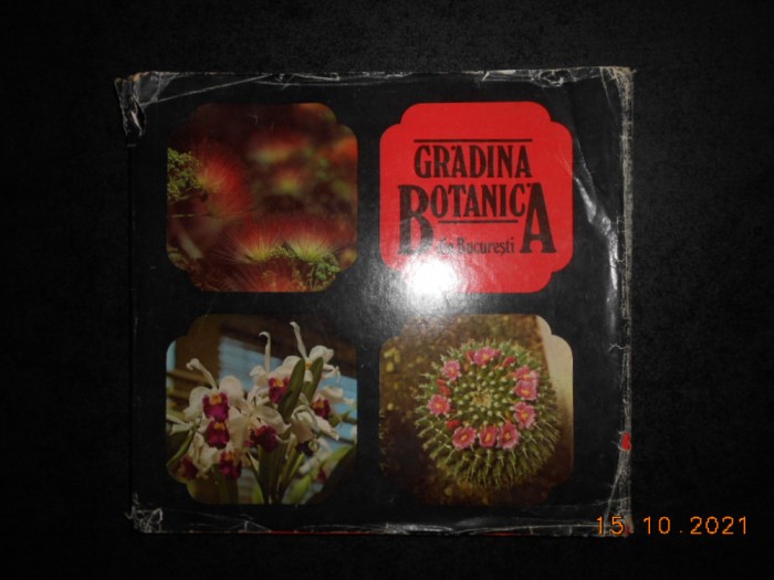 V. DIACONESCU - GRADINA BOTANICA DIN BUCURESTI (1982, editie cartonata)