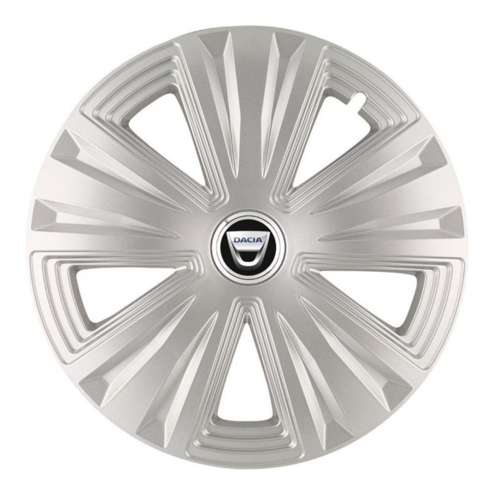 Set 4 Capace Roti, potrivite jantelor de R14, pentru Dacia, model glory Gri