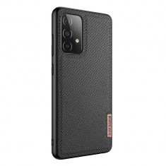 Husa Business Dux Ducis Fino pentru Samsung Galaxy A72, Antiamprenta, Negru foto