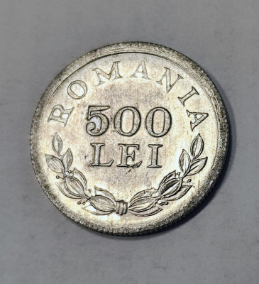 moneda 500 lei 1946 unc foto