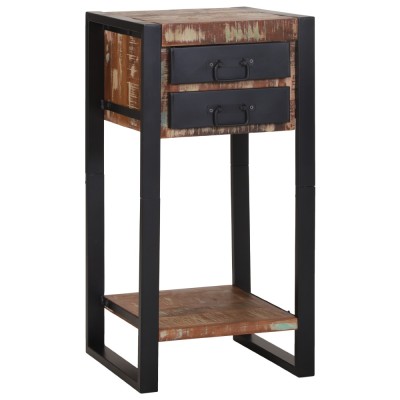 Gossi stand telefonic multicolor 40x40x80 cm lemn solid recuperat foto