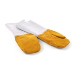 Manusi din piele pentru cuptor, lungime 46 cm, maxim la 250 C, certificare CE, Hendi, DNH556688