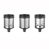 Set 3 cilindri KitchenAid pentru feliat si maruntit legume