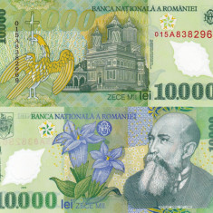 ROMANIA 10.000 lei 2000 polymer UNC!!!