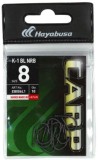 Carlige HAYABUSA K1 Nonreflect Hook Barbless, Nr.12, 10buc/pac