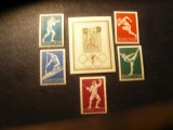 Colita + Serie, 5 valori URSS 1972 - Olimpiada Munchen