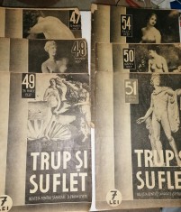 LOT 6 REVISTA TRUP SI SUFLET , ANII 30-40