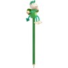 Creion Lemn Dragon Verde Fiesta Crafts - Figurina Teatru Papusi, Pictat Manual