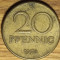 RDG DDR Germania republica democrata -moneda de colectie- 20 pfennig 1974 A - XF