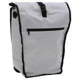 VidaXL Geanta de bicicletă pentru suport de bagaje de 20L Gri - 34 x 16 x 59 cm