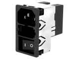 Conector Alimentare AC Soclu Tată 6A 250VAC IEC 60320