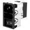 Conector Alimentare AC Soclu Tată 6A 250VAC IEC 60320
